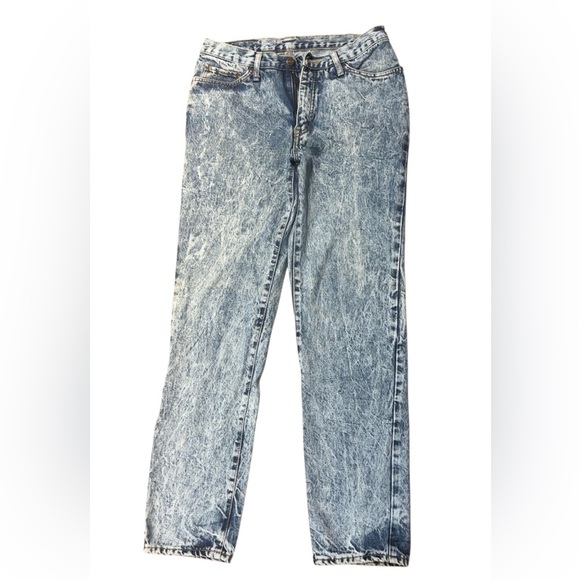 Edwin Denim - Edwin Blue Acid Wash Straight Jeans